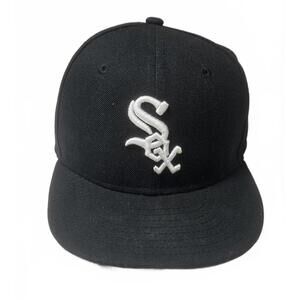 New Era 59Fifty Chicago White Sox Black Baseball Cap Fitted